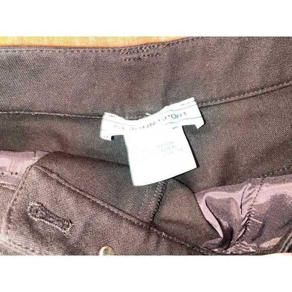S.T John Sport Brown High Waist Straight-Leg Women's Pants Size 6 - Picture 11 of 15